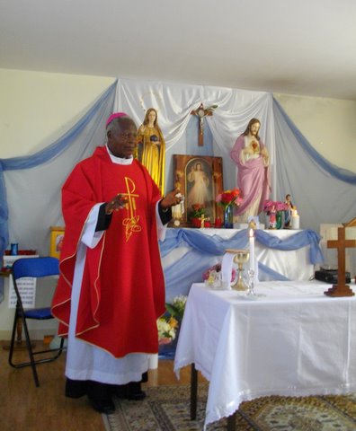 Messe à la maison de l'oasis