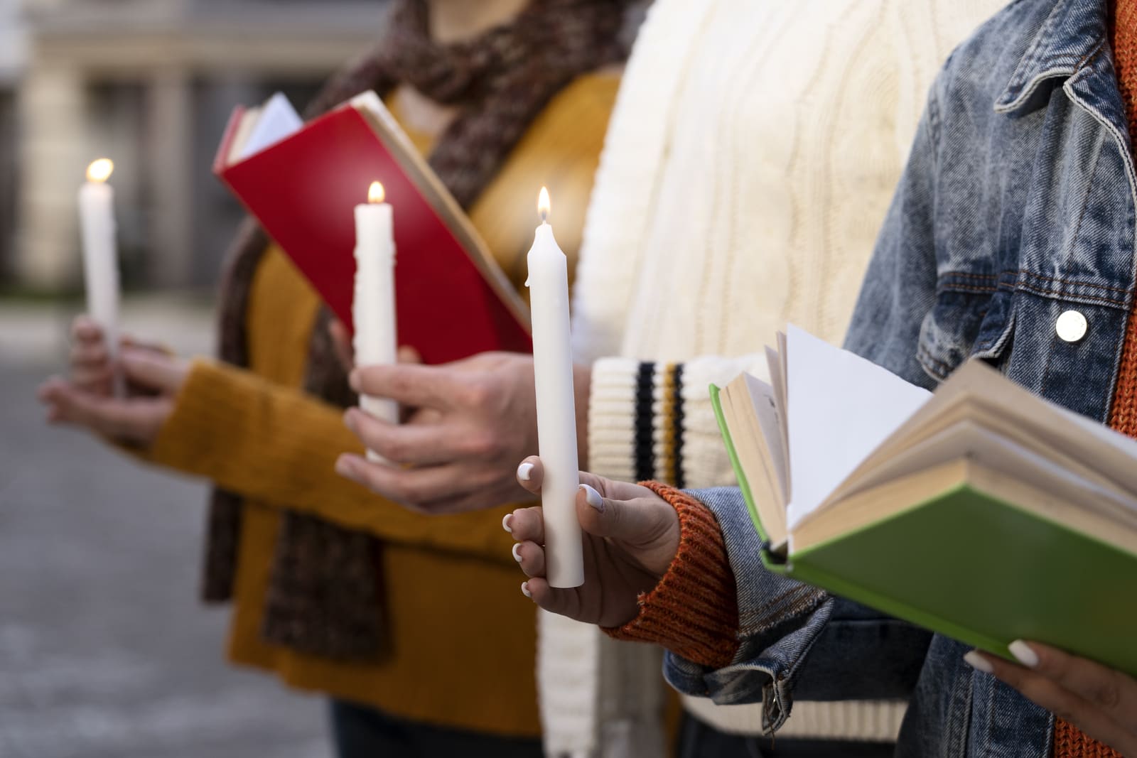 side-view-people-holding-candles side-view-people-holding-candles