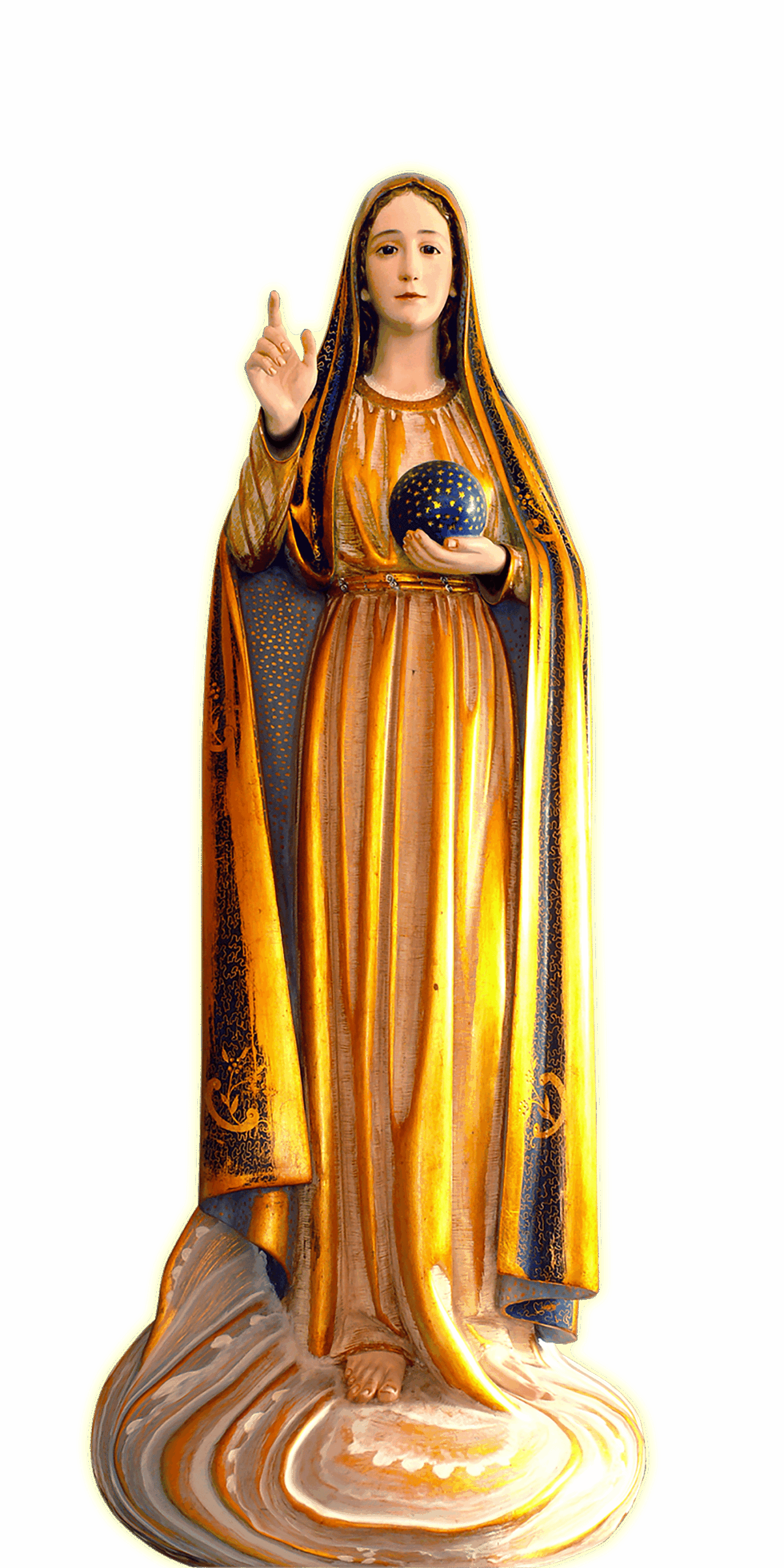 Statue de Marie Messagère de l'Amour